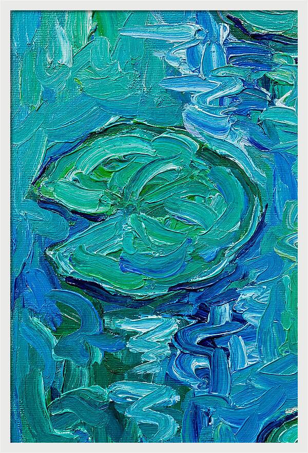 Lily Pads In Expressionist Style
