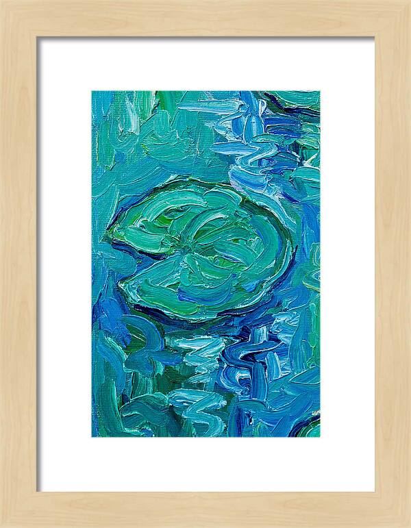 Lily Pads In Expressionist Style