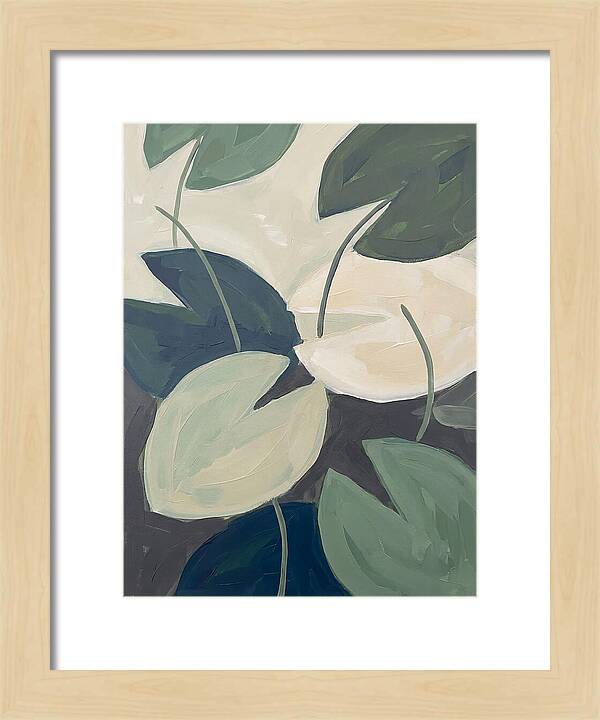 Lily Pads In Minimalist Style