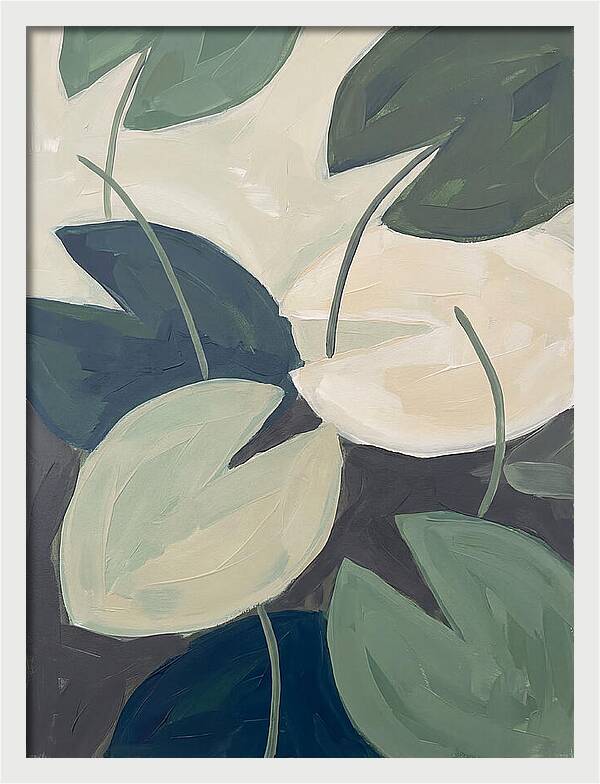 Lily Pads In Minimalist Style