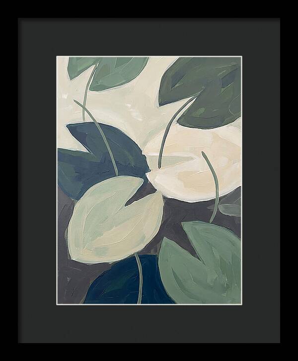 Lily Pads In Minimalist Style