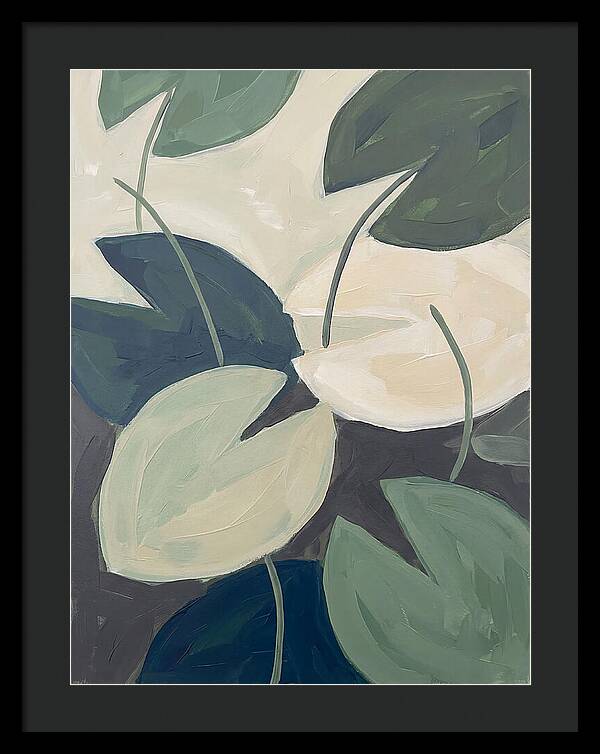 Lily Pads In Minimalist Style