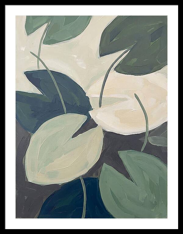 Lily Pads In Minimalist Style