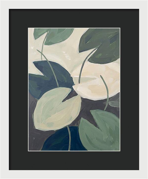 Lily Pads In Minimalist Style