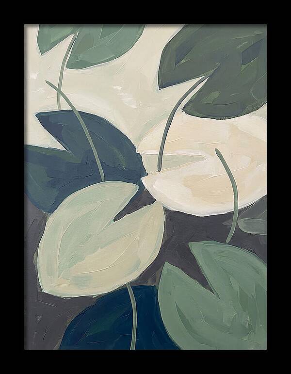 Lily Pads In Minimalist Style
