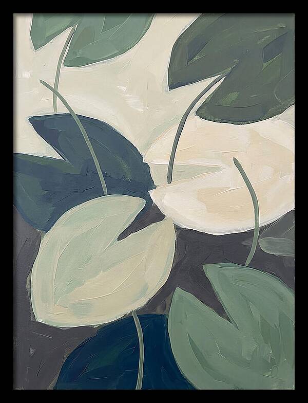 Lily Pads In Minimalist Style