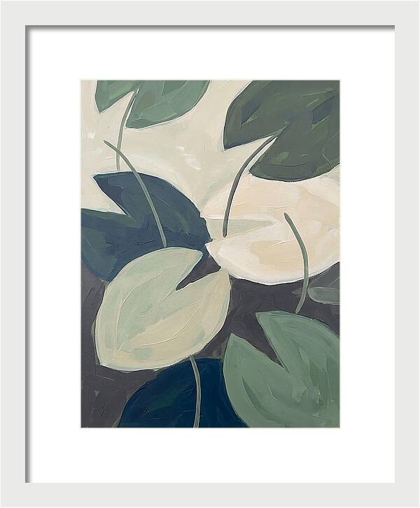 Lily Pads In Minimalist Style