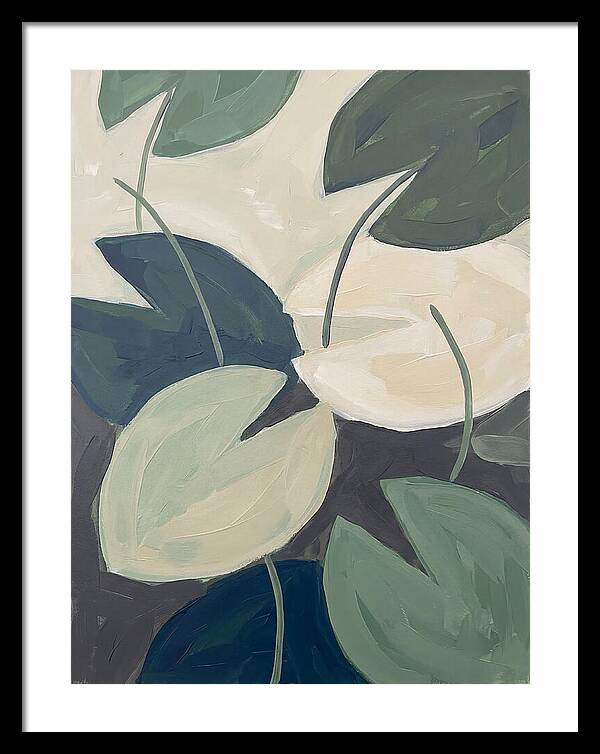 Lily Pads In Minimalist Style