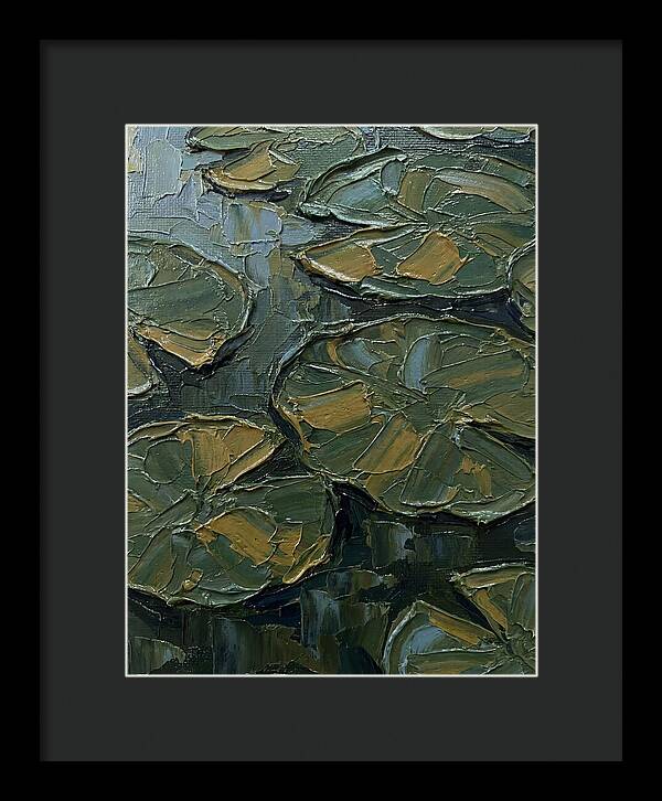 Lily Pads In Textured Green