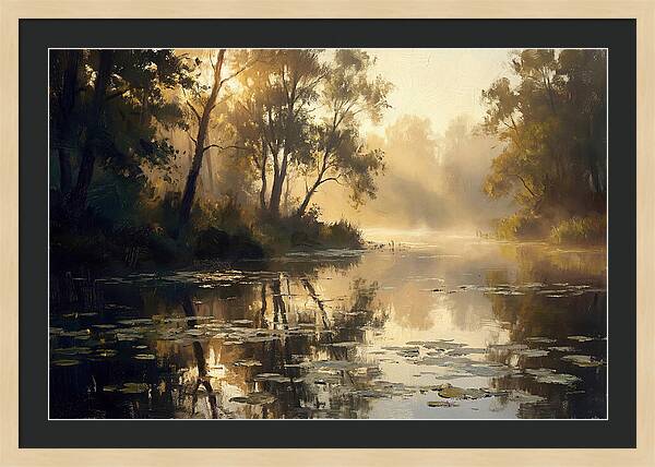 Lily Pond Reflections