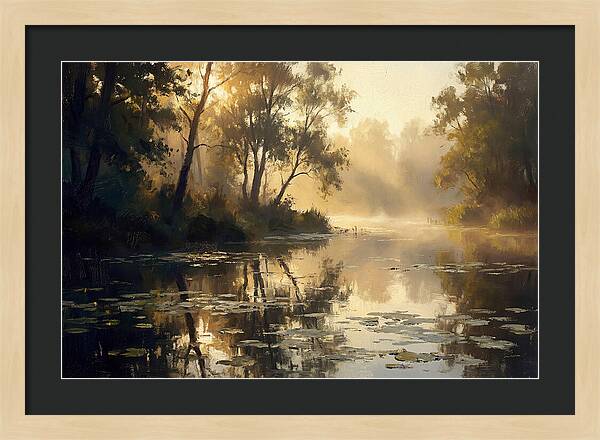 Lily Pond Reflections