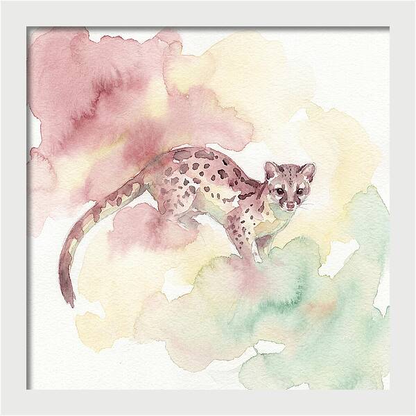 Linsang Among Soft Hues