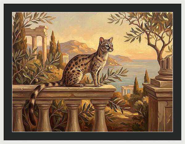 Linsang In A Mediterranean Landscape