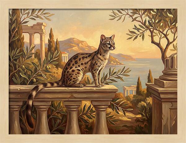 Linsang In A Mediterranean Landscape