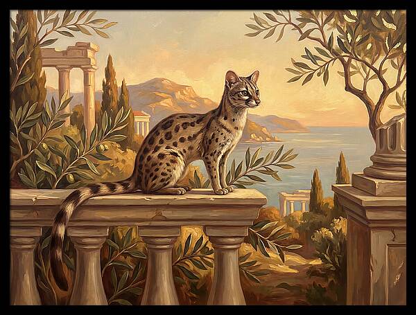 Linsang In A Mediterranean Landscape