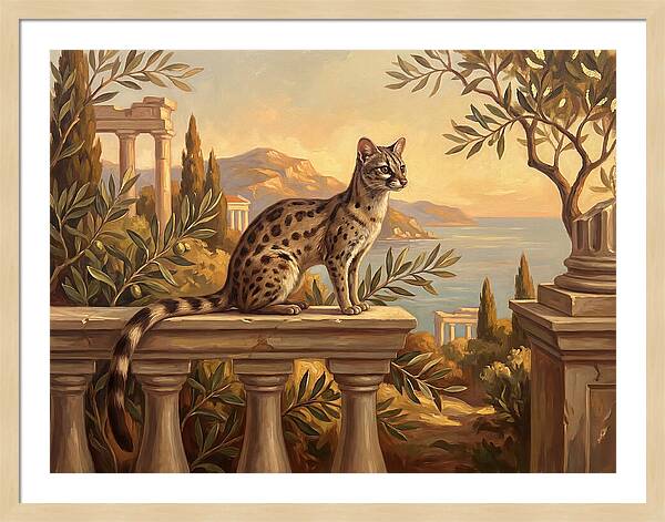 Linsang In A Mediterranean Landscape