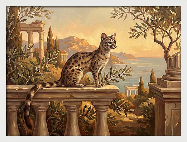 Linsang In A Mediterranean Landscape