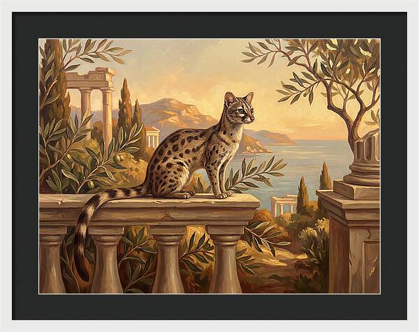 Linsang In A Mediterranean Landscape