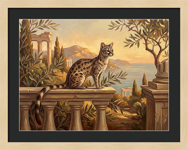 Linsang In A Mediterranean Landscape