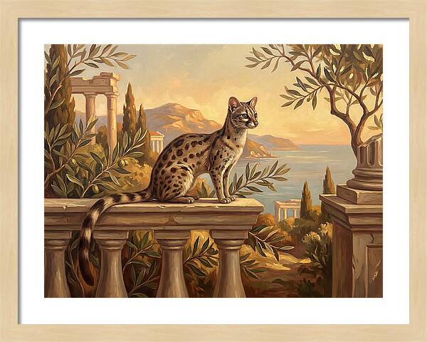 Linsang In A Mediterranean Landscape