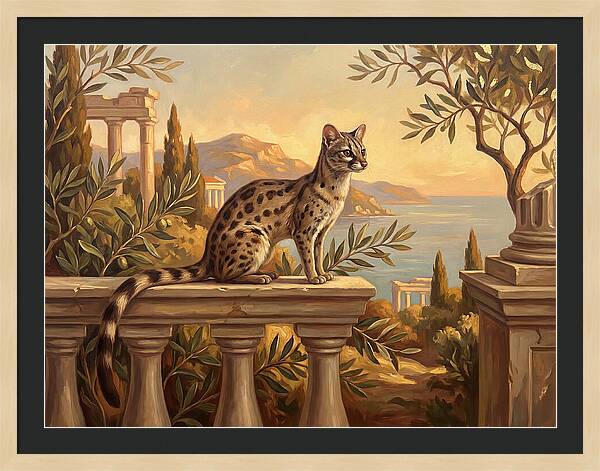 Linsang In A Mediterranean Landscape