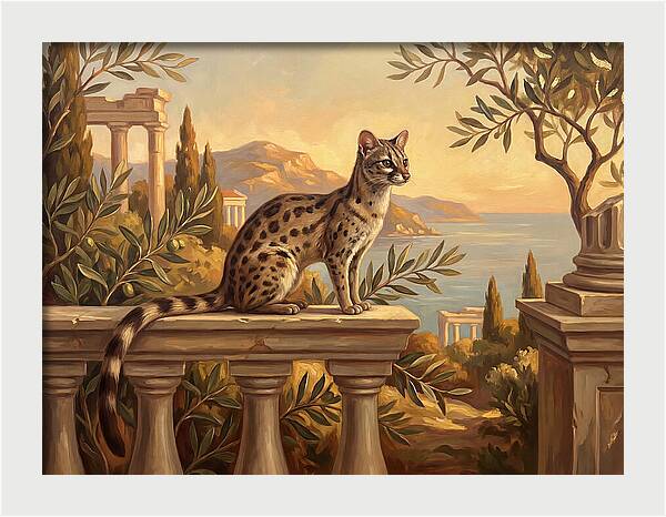 Linsang In A Mediterranean Landscape
