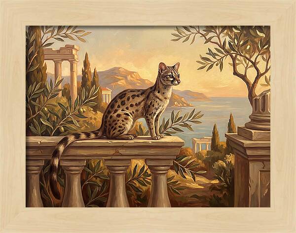 Linsang In A Mediterranean Landscape