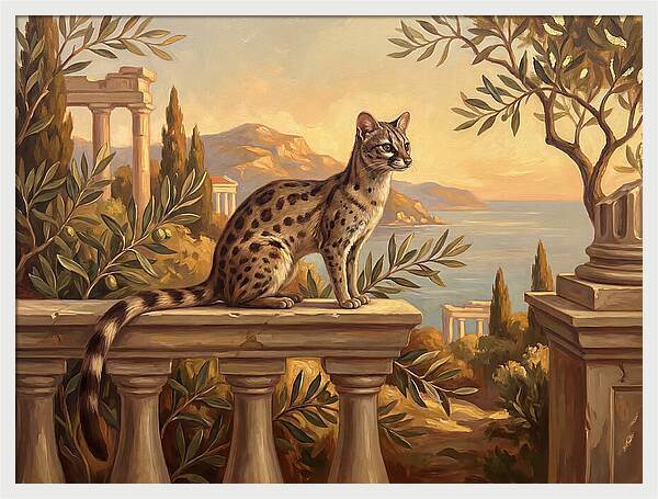 Linsang In A Mediterranean Landscape