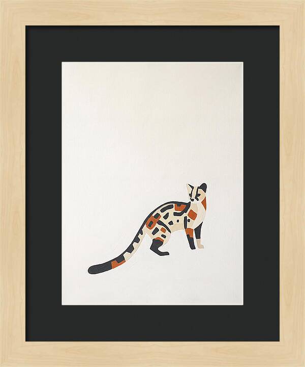 Linsang In Minimalist Style