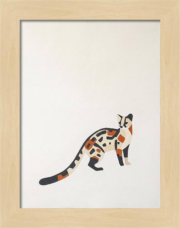 Linsang In Minimalist Style