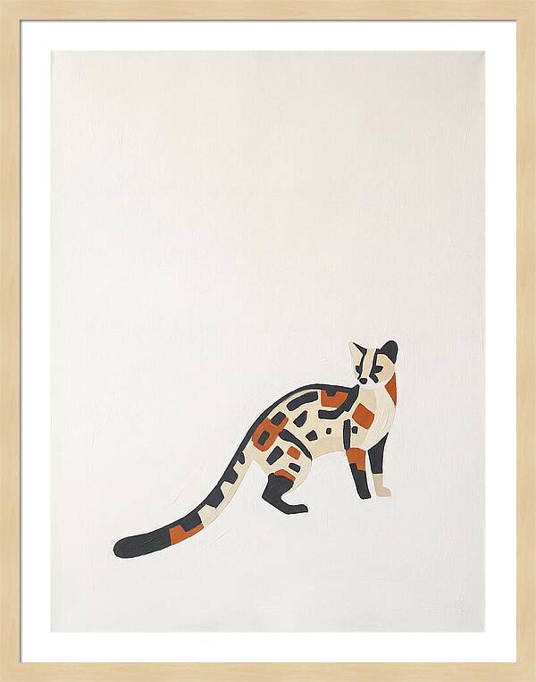 Linsang In Minimalist Style