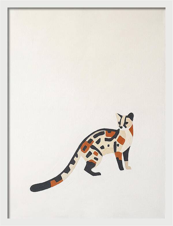 Linsang In Minimalist Style
