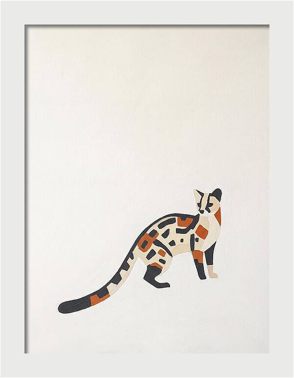 Linsang In Minimalist Style