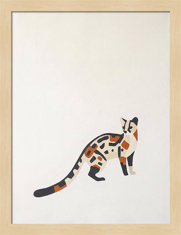 Linsang In Minimalist Style