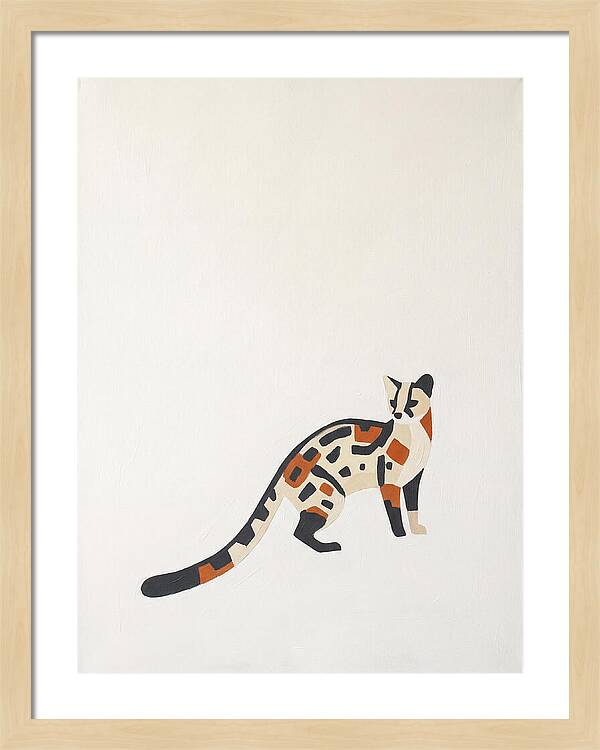 Linsang In Minimalist Style