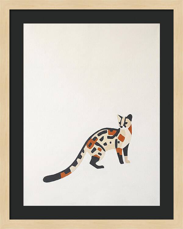 Linsang In Minimalist Style