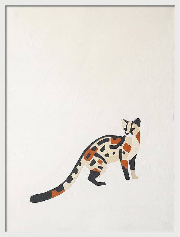 Linsang In Minimalist Style