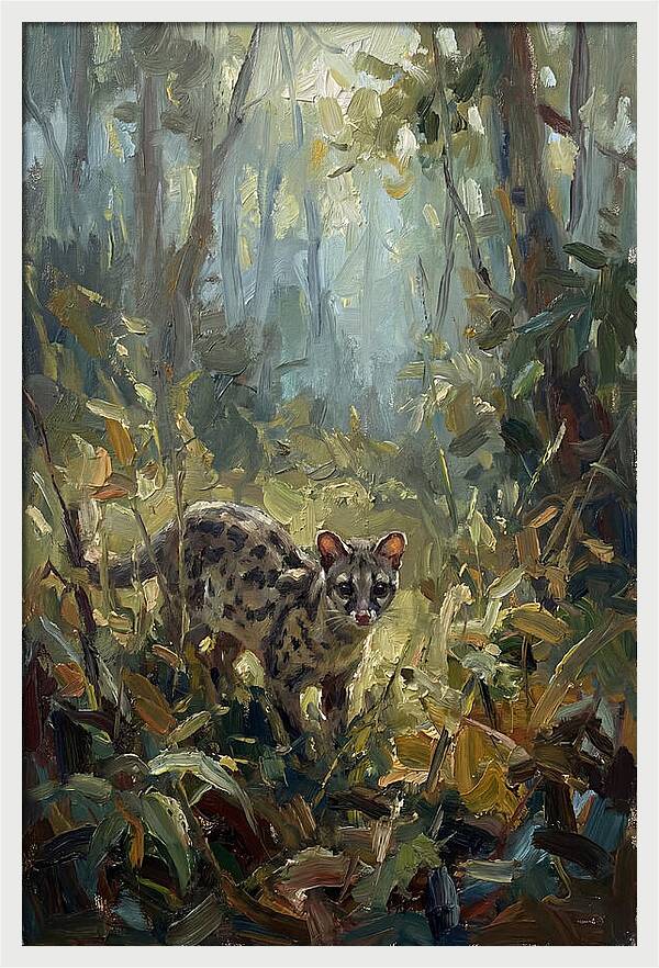 Linsang In The Forest
