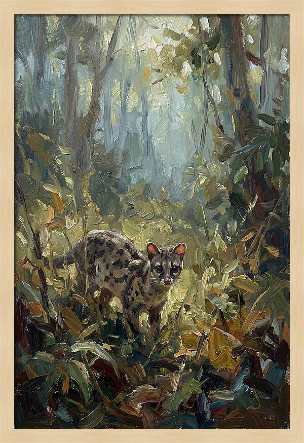 Linsang In The Forest