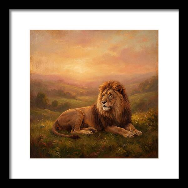 Lion At Dusk