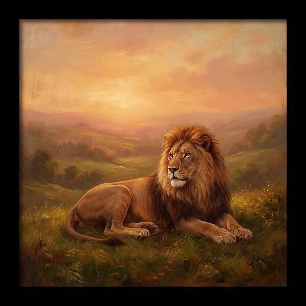 Lion At Dusk