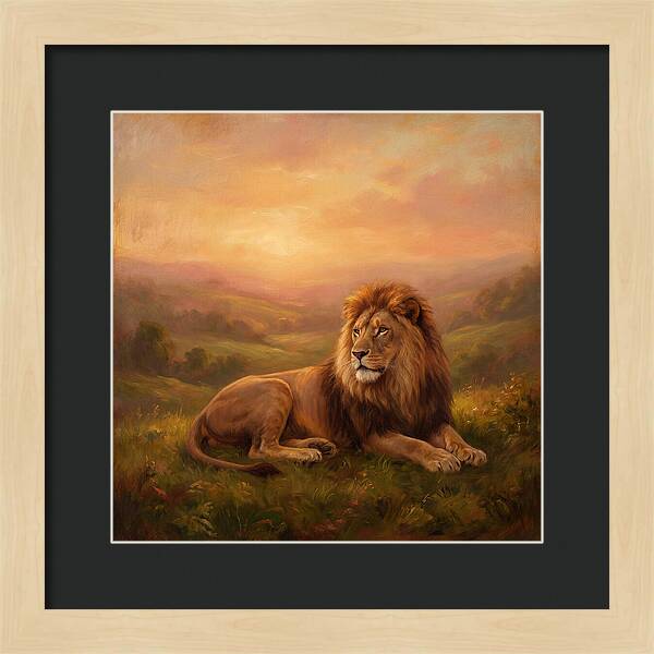 Lion At Dusk