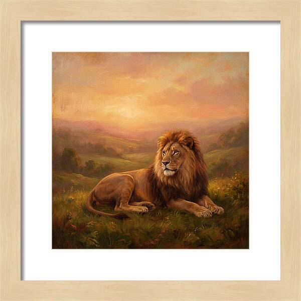 Lion At Dusk