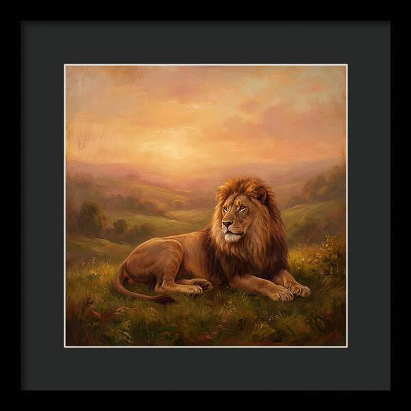Lion At Dusk