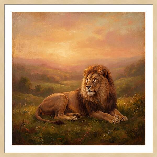 Lion At Dusk