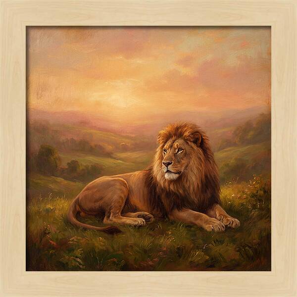 Lion At Dusk