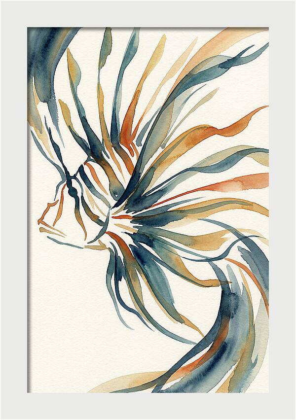 Lionfish Elegance In Watercolor