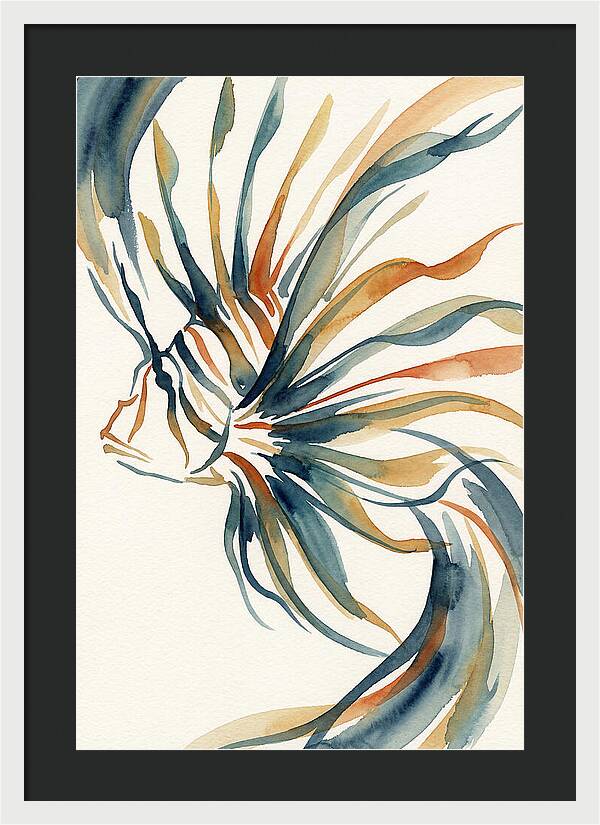 Lionfish Elegance In Watercolor