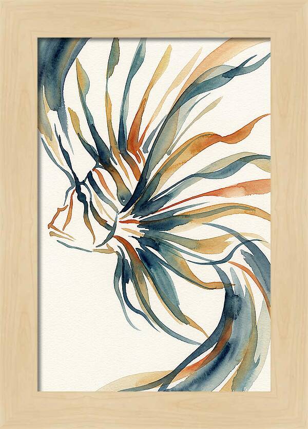 Lionfish Elegance In Watercolor