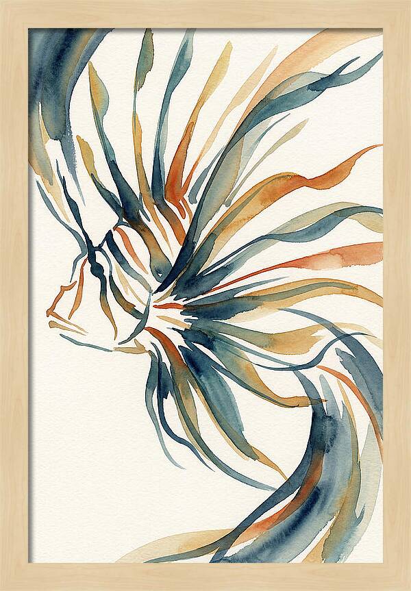 Lionfish Elegance In Watercolor